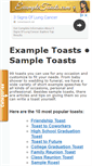 Mobile Screenshot of exampletoasts.com
